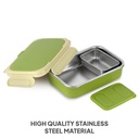 Cello Maclunch Insulated Lunch Box with 2 Containers Stainless Steel Inner
