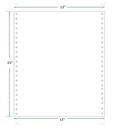 Dot Matrix Printer Paper Size 15x12 Inch, 1 Part, 70 Gsm Without Carbon-Pack Of 1000