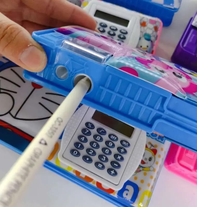 China Pencil Box with Calculator Compass