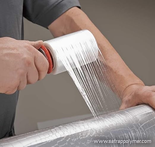 6 Inch Lapeto, Stretch Film Roll 150mm (Plastic Packing Roll)