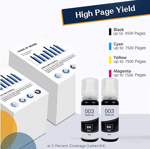 Epson Ink 003 Magenta 65ml (Original Bottle)