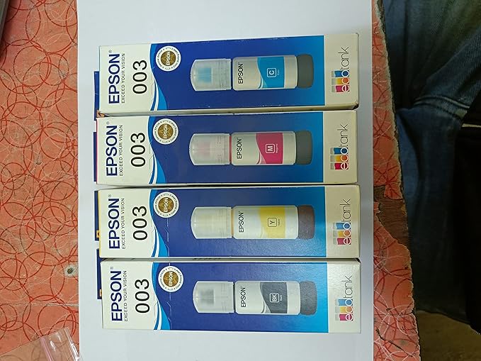 Epson Ink 003 Yellow 65ml (Original Bottle)