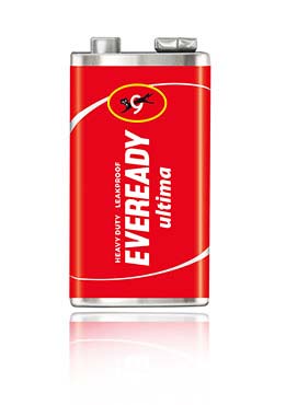 Eveready Red 9 Volt 1216 Heavy Duty Battery (Pack Of 6)