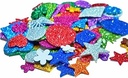 Glitter Foam Sheet, A4 Size, Silver Colour, (1.5mm Thick -Pack Of 10) For Arts and Crafts, Scrapbooking, DIY Work, Decoration, Gift Wrapping.