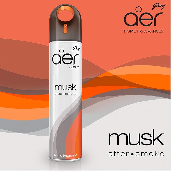 Godrej aer Spray Room Freshener Flavour: Musk After Smoke