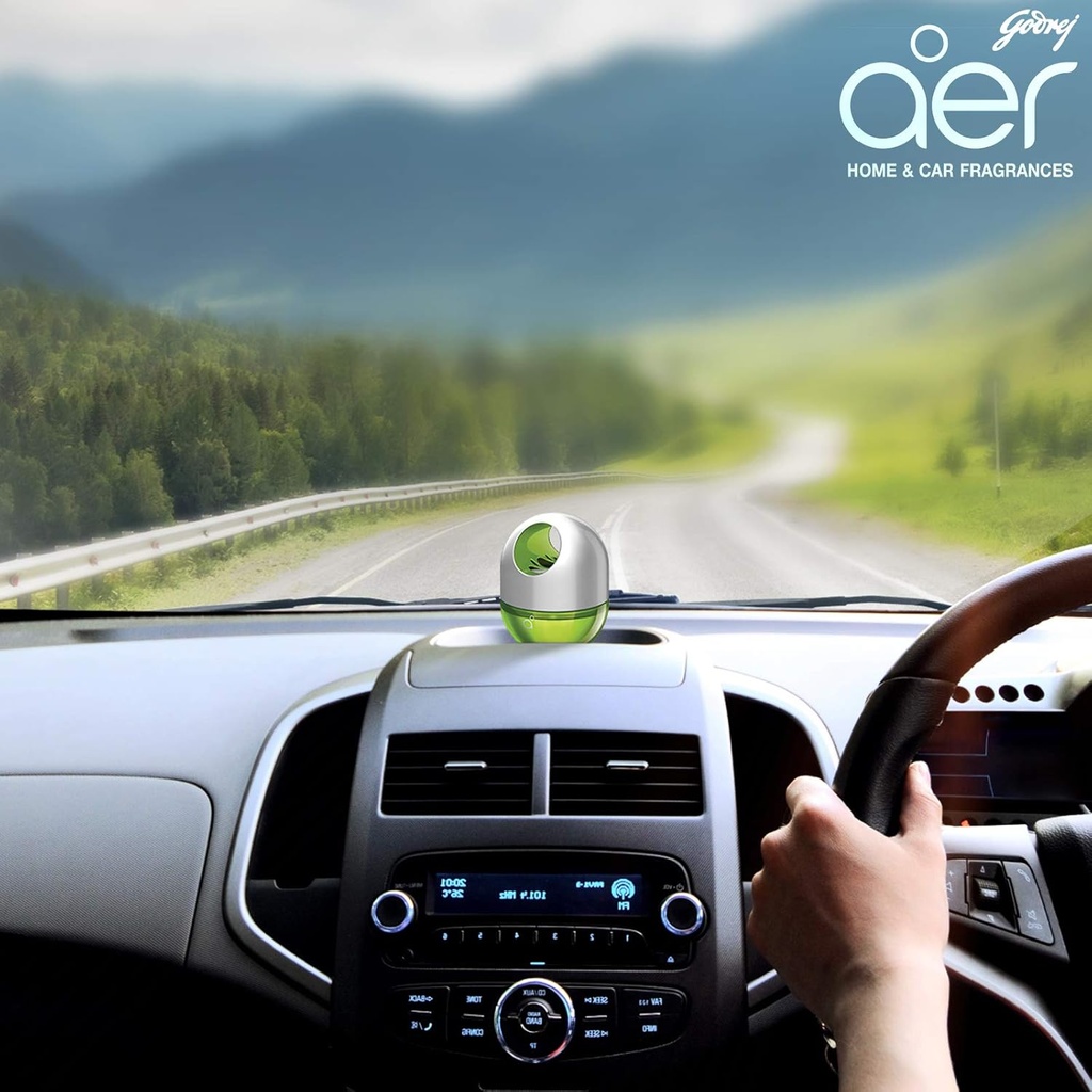 Godrej Aer Twist, Car Air Freshener-Cool Surf Blue