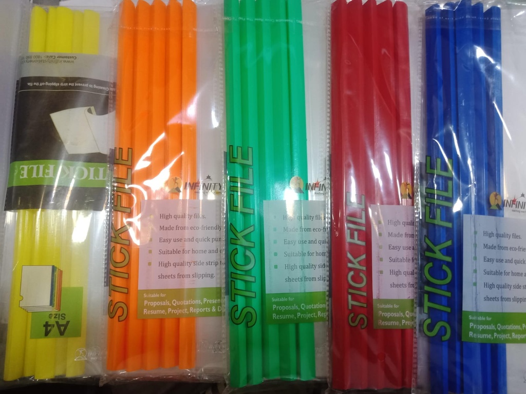 Infinity Stick File A4 (Pack Of 10)