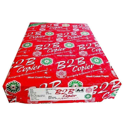 B2B Copier Paper A4 70 Gsm (500 Sheet,1 Ream) White Colour