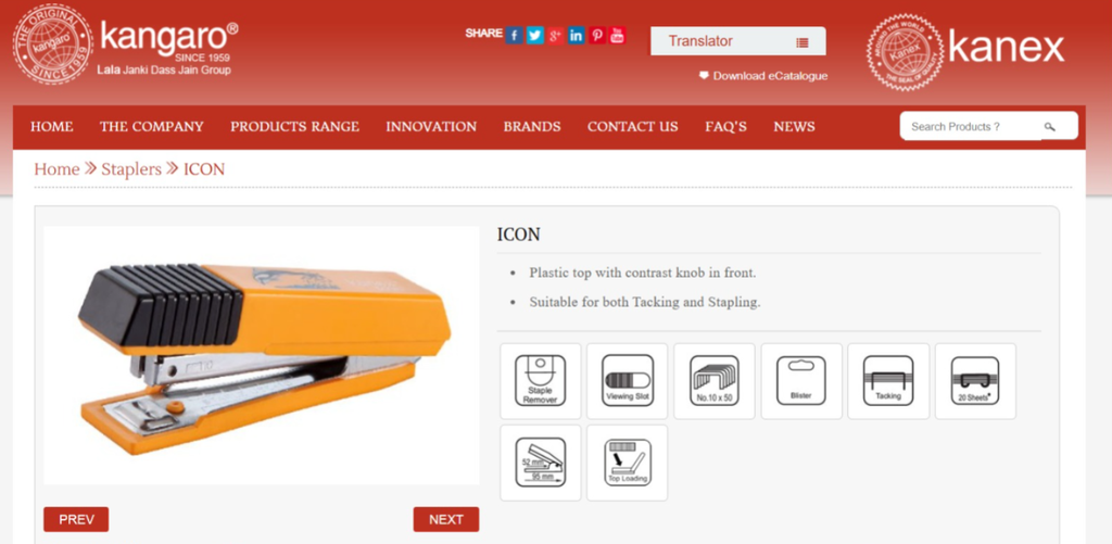Kangaro Stapler Icon