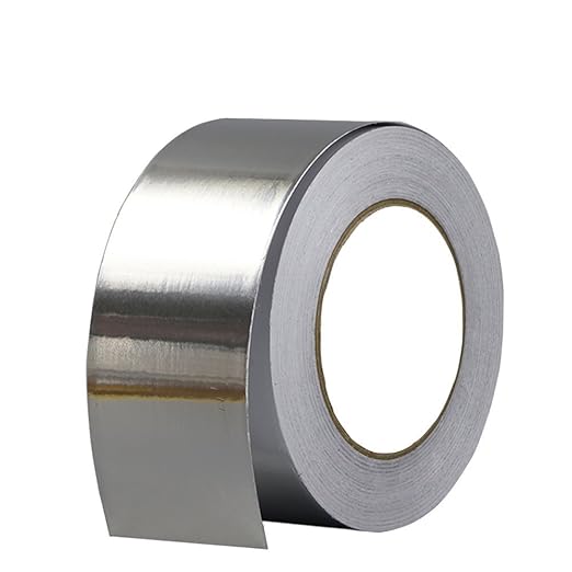 Kansuee Aluminium Foil Tape, Size 2 Inch 48mm x 20 Meter (Pack of 1)
