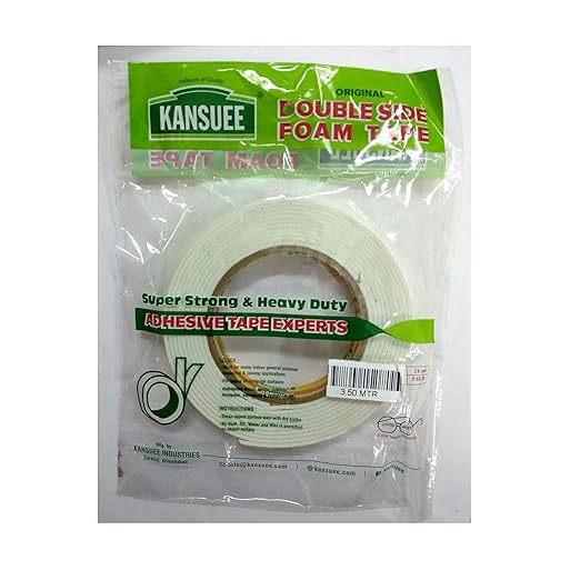 Kansuee Foam Tape Double Side 2 Inch 48mm x 3.5mtr