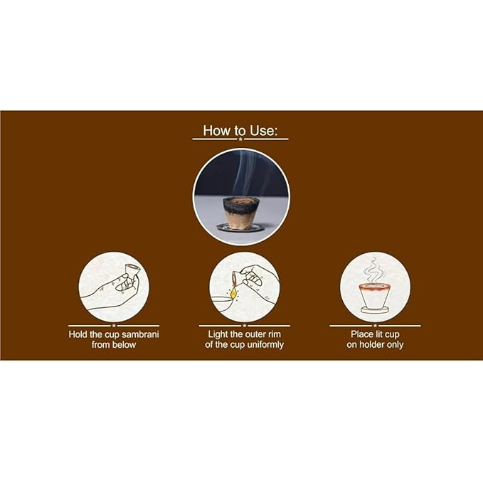 Gugal Premium Dhoop Cups (Pack Of 12)