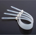 Kansuee Self Locking Cable Ties 2.5x100mm (Pack Of 100) White Colour