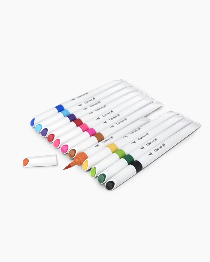 Camel Brush Pens 12 Shades