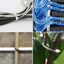 Kansuee Self Locking Cable Ties 2.5x100mm (Pack Of 100) White Colour