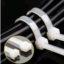 Kansuee Self Locking Cable Ties 2.5x100mm (Pack Of 100) White Colour