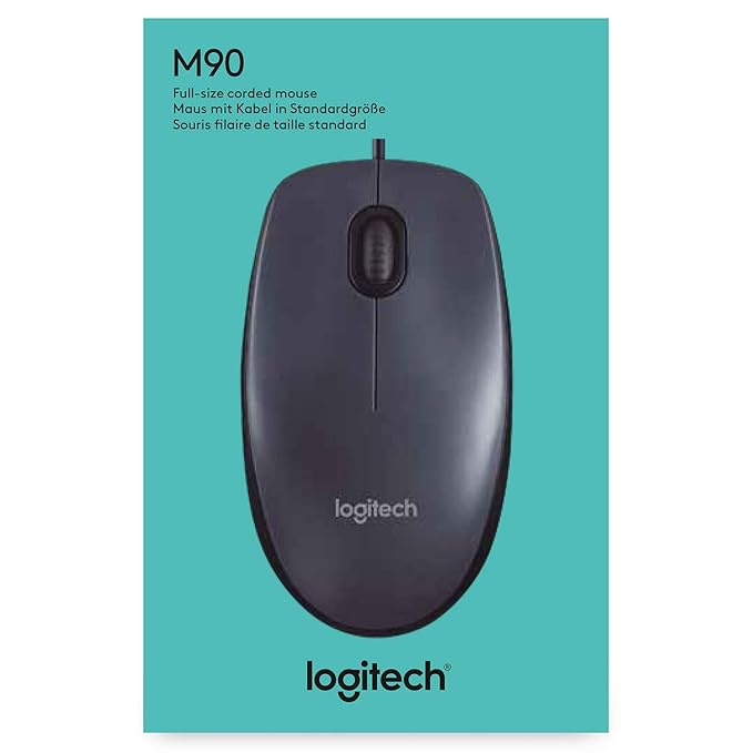 Logitech M90 Wired Optical USB Mouse
