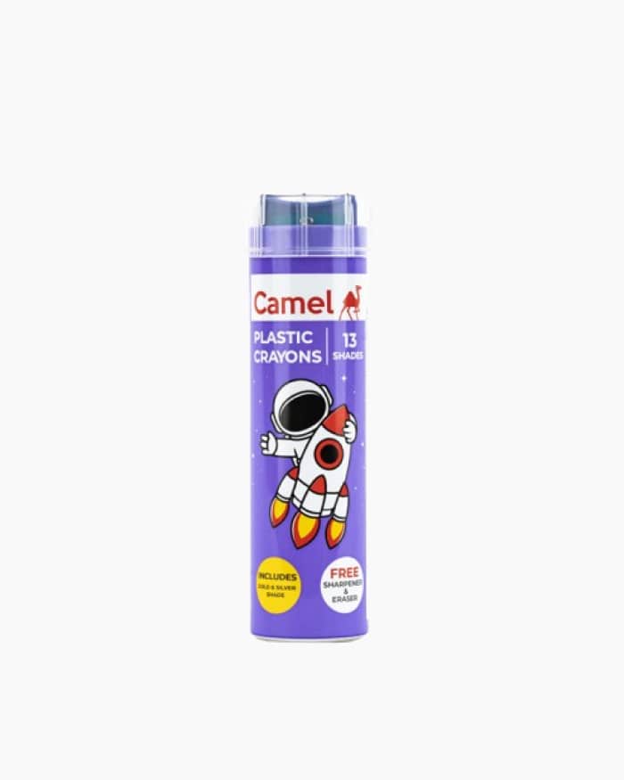 Camel Plastic Crayons -13 Shades