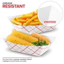 Paper Food Boat Tray Size 3.85x2.25x1.5 Inch (Pack Of 250)