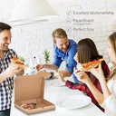 Pizza Box Plan Corrugated Brown 7x7x1.5 Inch (Pack Of 100)