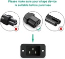 Power Cable (3 Meter) For PC / Desktop Computer/ Monitor/ SMPS/ TV/ Printer/ Power Supply