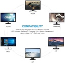 Power Cable (5 Meter)  For PC/Desktop Computer/Monitor/SMPS/TV/Printer/ Power Supply
