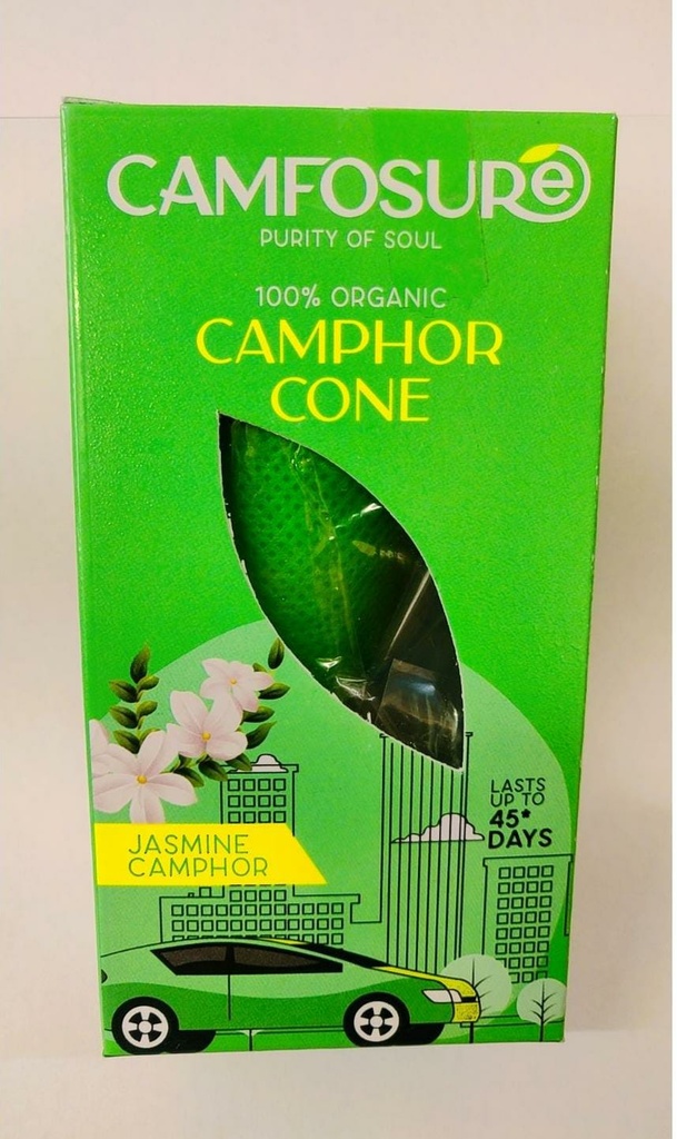 Camphor Cone (Jasmine) Air Freshener & Mosquito Repellent