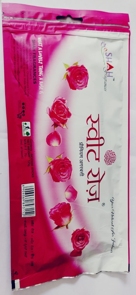 Premium Agarbatti Sweet Rose (125 gram)