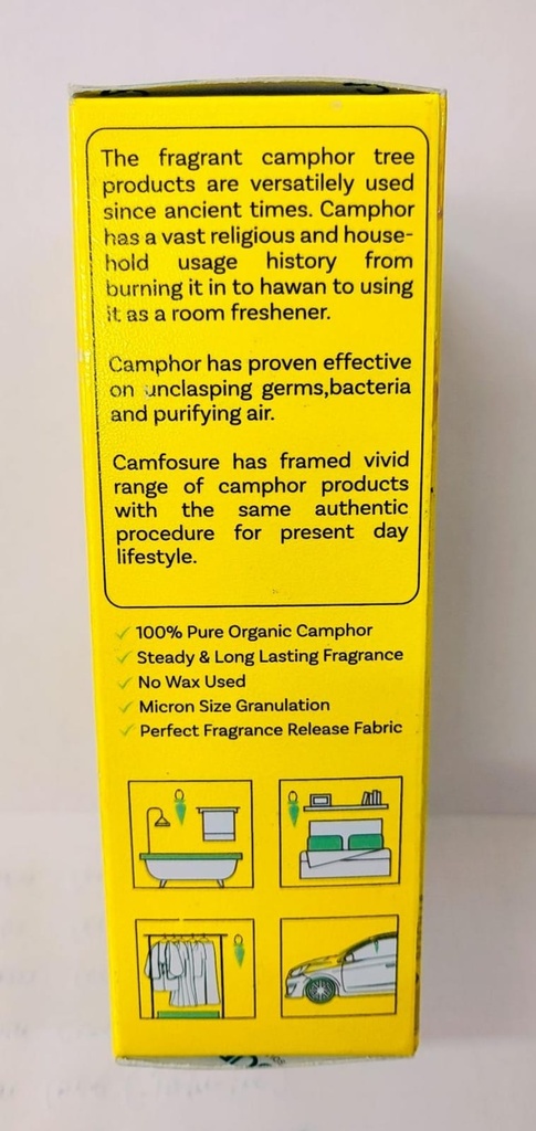 Camfosure Real Camphor Cone (Air Freshener & Mosquito Repellent)