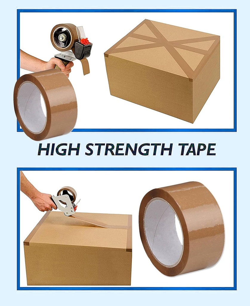 Redking Brown Cello Tape 1.5 Inch 36mm x 36mtr (Pack of 8)