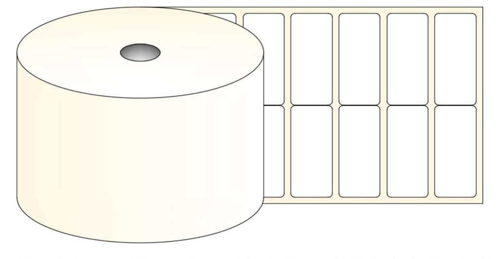 Desmat Ribbon Barcode Labels, Size 1.5x1 Inch (38mmx25mm, 2up) 3000 Label