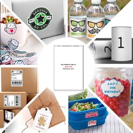 NovaJet (Technova) MPL 04, A4 Size 100x145 mm, Multipurpose Label Sticker, White Colour, Pack of 100 Sheets