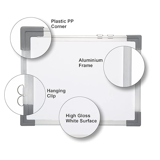 Non Magnetic Double Sided Board 1x1.5 Feet White & Green Board