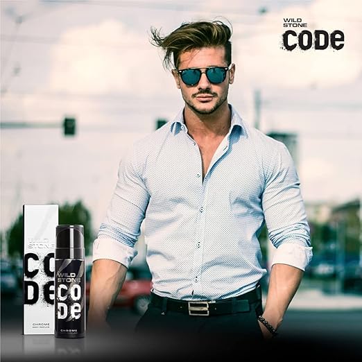 Wild Stone Code Body Perfume Spray 120ml (Platinum)