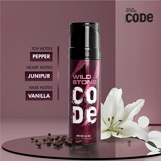 Wild Stone Code Body Perfume Spray 120ml (Platinum)