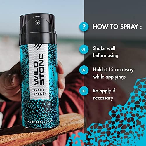Wild Stone Hydra Energy Deodorant  Body Spray 150ml