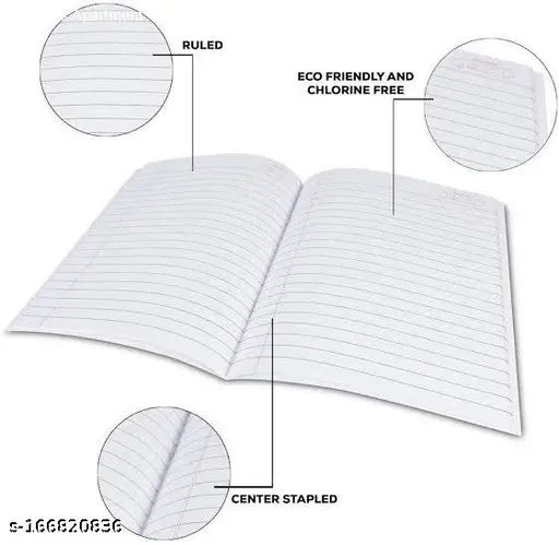 Classmate A4 Size Long Notebook (Chopda) Single Line 240 Pages (Pack of 1)