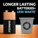 Duracell 9 Volts Alkaline Battery (Pack Of 2)