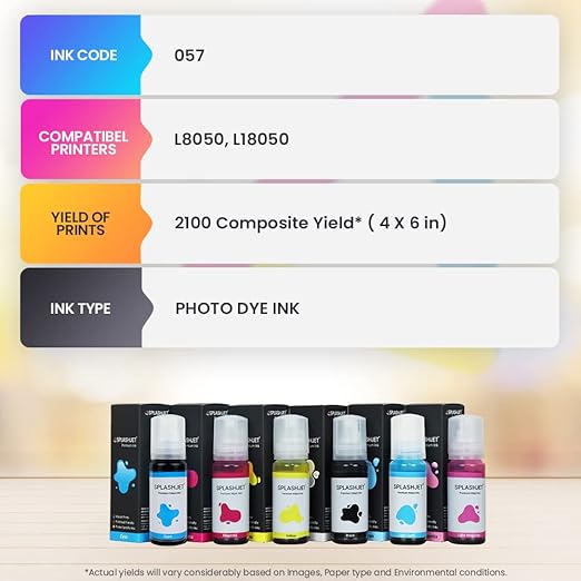 Epson Ink 057 Cyan 70ml (Original Bottle)