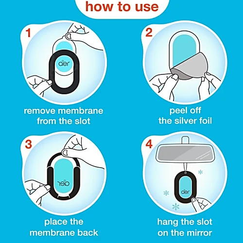 Godrej Aer O Hanging Car Air Freshener-Cool Aqua
