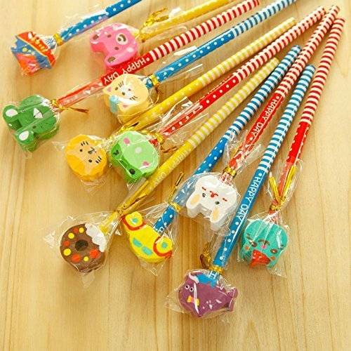 Infinity Funtoosh Pencil With Cartoon Characters for School Kids (Pack of 24)