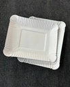 Paper Plates 7x7 Inch Square FBB  (Pack Of 25)