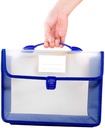 Plastic Expanding Handle Bag with Lock Button (F/s) Legal