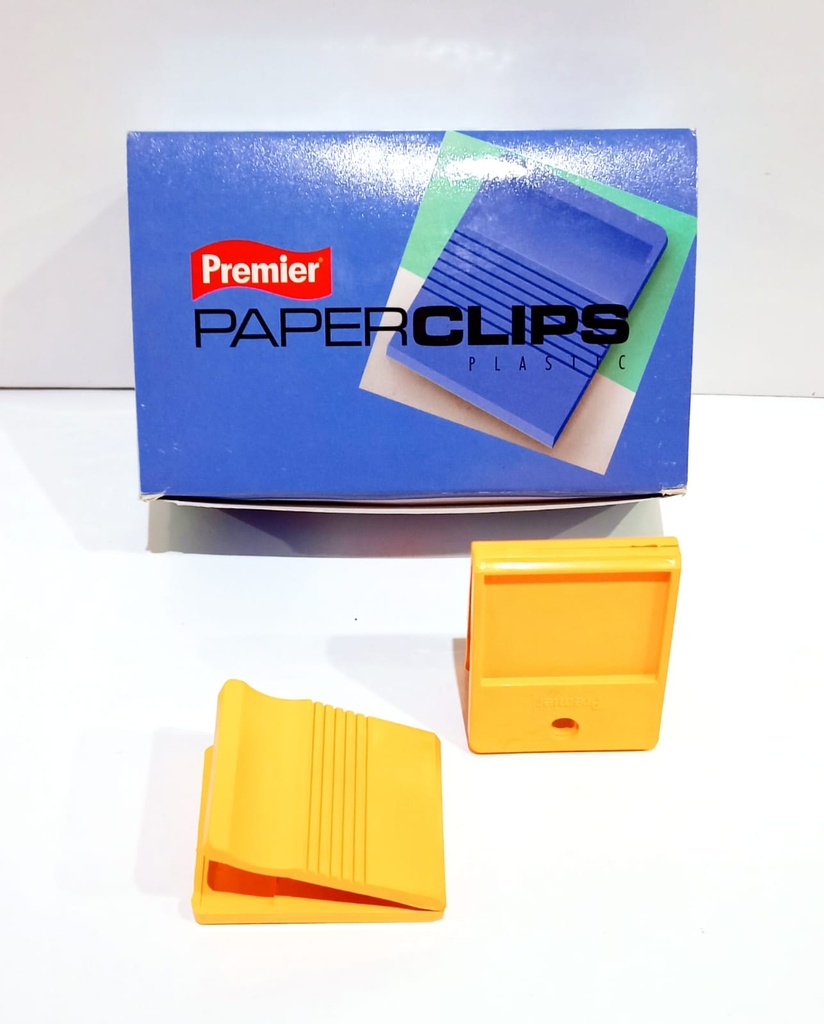 Plastic Paper Clip Big Size Supreme 1786 (Pack Of 10)