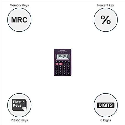 Casio Calculator HL-4A (8 Digits)