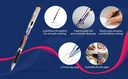 Cello Butterflow Simply Ball Pen Blue Colour 0.7mm-Pack Of 10