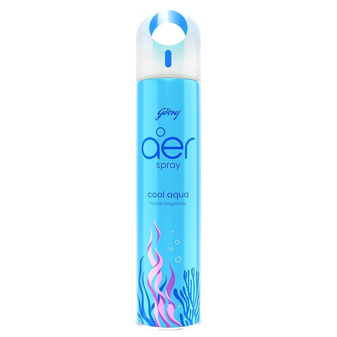 Godrej Aer Spray Room Freshener-Cool Aqua 220ml/126g (B24)