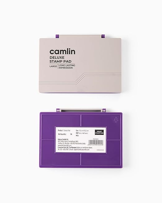 Camlin Stamp Pad Medium Blue No.2 110x69mm (B10)