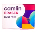 Camlin Dust Free Eraser Regular Size-Pack Of 20 (B60)