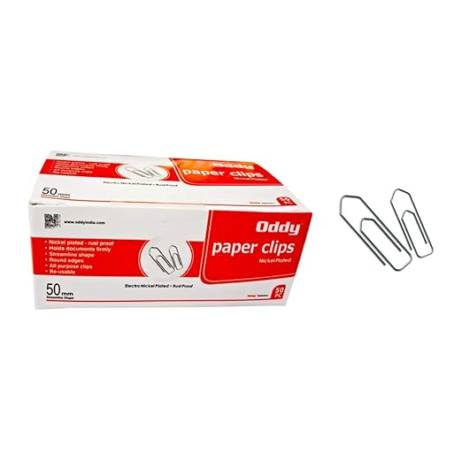 Oddy Paper Clips U Pin 50mm (B50)